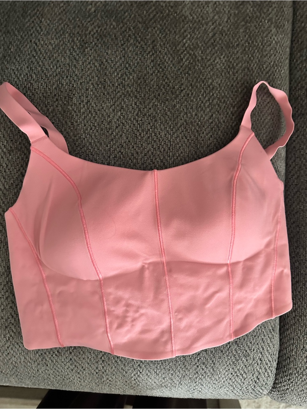 aerie offline Light Pink Longline Seam Bralette
